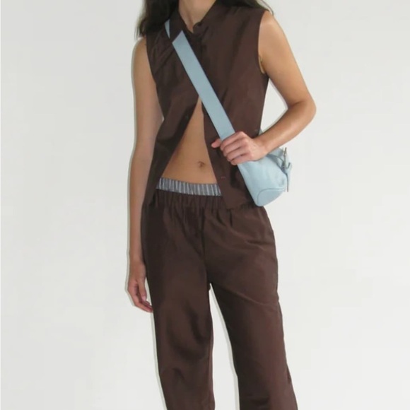 SOLD Paloma Wool Leonora Leather Bag S/S 2023 Small Blue - Picture 6 of 6